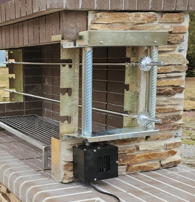 Brick Kit for BBQ gear drive rotisserie kit