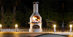 fireplace, bbq, and pizza oven... all in one!