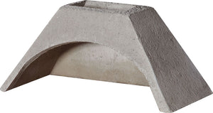 Refractory concrete hood
