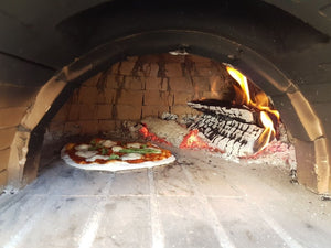 Medium Wood Fired Oven with Brown Fire Brick